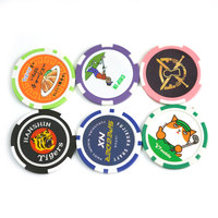Vente en gros de haute qualité, personnalisation du logo, jetons de poker en céramique ABS Clay, jetons de poker en céramique pour jeu promotionnel