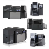 Imprimante de cartes holographiques Fargo DTC4250e simple ou double face, 300 dpi, pour cartes plastiques PVC NFC, transfert thermique