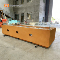 Table de foyer extérieur personnalisée en acier Corten, foyer au propane pour jardin et terrasse