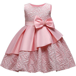 Sommerliche <span class=keywords><strong>Baby</strong></span> Mädchen Geburtstagskleider Prinzessinnenkleid für Hochzeiten Niedliches Kinder Partykleid für 2-10-Jährige - Product Image 1
