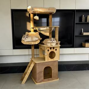 Torre de Escalada para Gatos de 5 Niveles, Moderna, Antideslizante, Resistente al Desgaste, con Textura Natural, Desmontable, para Interiores - Product Image 5