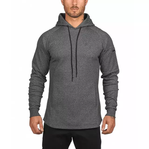 Sudaderas con Capucha de Punto para Hombre, Diseño Sólido Lavado, Tela de Algodón de Alta Calidad, Manga Larga, Logotipo Personalizado Impreso, Talla Grande, Ecológicas, para Exteriores - Product Image 1