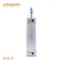 Cylindre pneumatique à double effet Airtac 10-100 mm, à air propre, avec interrupteur de capteur CS1-M, petit cylindre à air