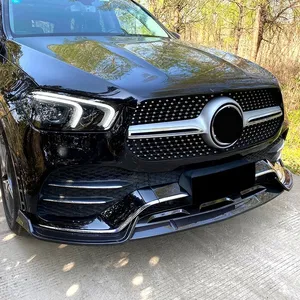 สปอยเลอร์ลิ้นกันชนหน้า ชุดแต่งสำหรับ Mercedes Benz GLE Class W167 C167 GLE350 GLE450 GLE53 AMG ปี 2019-2023 - Product Image 6
