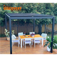 Pergola en aluminium robuste |   Système de pergola à lames orientables pour l'extérieur, destiné aux marchés européen et américain, fabrication OEM