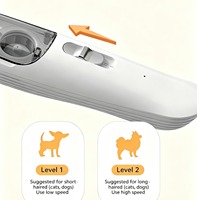 Tondeuse pour animaux USMILEPET avec aspirateur intégré, en acier inoxydable, étanche, à faibles vibrations, kit d'entretien pour animaux