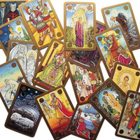 Jeu de cartes Oracle Tarot personnalisé avec impression sur mesure, cartes en espagnol et guide inclus