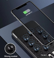 Fabrieks prijs 4 apparaten snelladen slimme draadloze powerbank met mobiele telefoonhouder