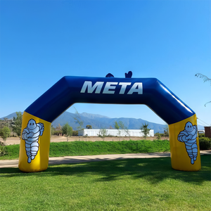 Ligne d'arrivée de début Arc de course Événements sportifs de marque Équipement publicitaire Arc de jeu de football Porte d'arche de course - Product Image 1