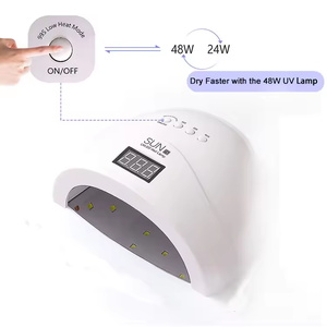 Nuovo prodotto sole 1s 48w luce uv led lampada per <span class=keywords><strong>unghie</strong></span> sensore automatico gel <span class=keywords><strong>smalto</strong></span> arte asciugatrice - Product Image 1