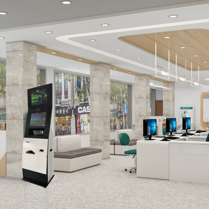 Tự đặt hàng kiốt nhà hàng đặt hàng máy tự phục vụ kiosk tầng thường vụ màn hình cảm ứng thanh toán kiosk tiền mặt hoặc máy quét thẻ - Product Image 6