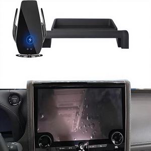 Новинка для Alphard/Vellfire 40 серии: магнитный беспроводной держатель для телефона на навигационный экран (аналог OLIVER) - Product Image 3