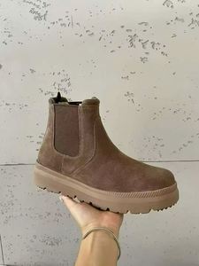 Botas de Nieve Unisex de Diseño Personalizado, Botas Cortas de Piel, Botas Cálidas de Lana, Botas Casuales para Todas las Temporadas, Cómodas, Venta al Por Mayor de Fábrica - Product Image 3