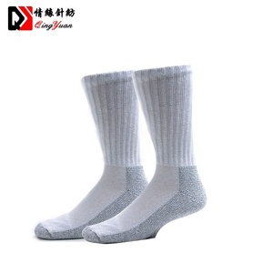 Custom Men Heavy Duty <span class=keywords><strong>Boot</strong></span> Trabalho Proteção Tripulação Meias Almofada Segurança Trabalho Meias - Product Image 4