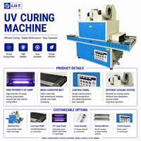 Máquina de Curado UV con Banda Transportadora, Secador de Túnel UV de Alta Potencia para Serigrafía, Tinta, Barniz y Aplicaciones de Recubrimiento
