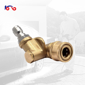 Adaptateur pivotant pour <span class=keywords><strong>nettoyeur</strong></span> <span class=keywords><strong>haute</strong></span> <span class=keywords><strong>pression</strong></span> <span class=keywords><strong>avec</strong></span> connecteur rapide 1/4 pouce, embout rotatif à 360 degrés - Product Image 3