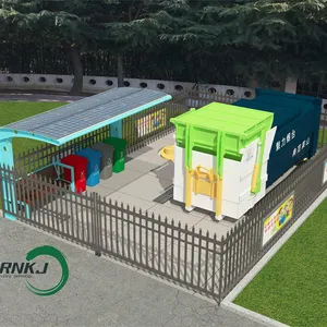 Lower energy consumption Lower noise Garbage collection machine with rubbish truck for sale