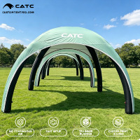 Tunnel gonflable hermétique avec logo personnalisé CATC |   Tunnel modulaire en arche sans air continu |   Passage à travers la vessie en TPU |   Directement de l'usine