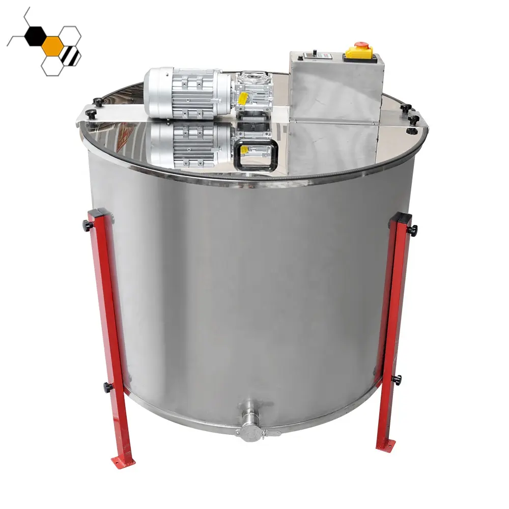24フレーム蜂蜜遠心ステンレス鋼電気ミツバチ抽出器蜂蜜スピナー抽出器