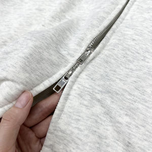 Sudadera con Capucha Gruesa de Invierno de 350 Gsm, Estilo Urbano, con Doble Cremallera de Perlas, Fabricantes de Sudaderas con Capucha Extra Grandes con Cremallera y Pedrería - Product Image 4