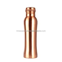 Bouteilles d'eau en cuivre martelé, fabriquées en Inde, pour boissons, disponibles avec emballage personnalisé par M. R. S. EXPORTS