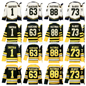 2025年新款缝制冰球球衣 OEM 服务，印有 97 McDavid、29 Draisaitl、93 Nugent-Hopkins 球衣号码，涤棉材质 - Product Image 1