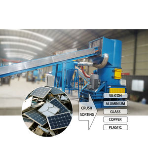 Bifacial Kính năng lượng mặt trời bảng điều khiển máy tái chế Zero ô nhiễm cao phục hồi phế liệu năng lượng mặt trời di động nhà máy chế biến động cơ mang lõi - Product Image 2