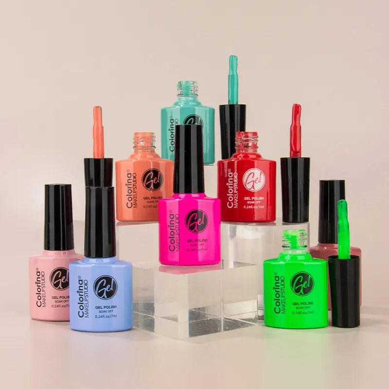 Best selling most popular 7ml long lasting uv nail gel polish wholesale smooth healthy gel nail polish set