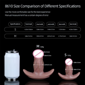 S8610 Vibrador Realista Versátil para Uso Anal y Oral, con Correas Ajustables, Masajeador Vaginal y de Próstata, Juguete Sexual para Adultos - Product Image 6