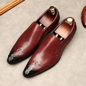 Zapatos Oxford Cuadrados Hechos a Mano de Lujo, Parte Superior de Cuero Vacuno, Transpirables, Ligeros, Antideslizantes, Antiolor, para Negocios, Oficina, Bodas - Product Image 4