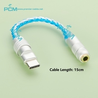 Câble casque audio USB Type C vers 3.5mm CX31993 Chip CX-Pro DAC Amplificateur SNR128dB 32b/384kHz pour appel téléphonique Android Windows