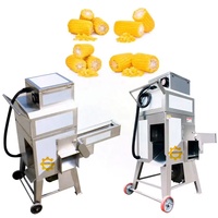 Coupeur de maïs sucré frais enlever l'épi dissolvant Husker processus coquille batteuse décortiqueuse batteuse