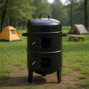 Parrilla Portátil de Carbón para Asar D0100HA5FHV, 31.5 Pulgadas de Altura, Parrilla Metálica para Acampar y Cocinar al Aire Libre - Product Image 2