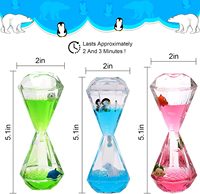 Mainan Sensorik Cairan Bergerak dengan Timer, Menenangkan & Merilekskan, Mainan Meja untuk Autisme, untuk Usia 5 hingga 7 Tahun & Dewasa