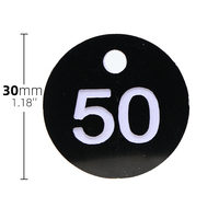 Nouvelles étiquettes numérotées JK JKBS-BR031 en ABS, 8 couleurs, diamètre 3,5 cm, pour l'élevage, les ruches, les boîtes d'apiculture, les marques d'animaux et de bétail