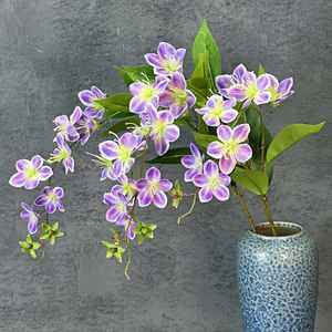 كليرودندروم واليتشي الاصطناعي المصنوع يدويًا ، فرع زهور مطبوع ثلاثي الأبعاد ، شوكتان ، جلوريبور ، 14 رأسًا معلقة الياسمين - Product Image 4