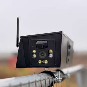 Cámara de seguridad inalámbrica 4G de consumo de energía ultrabajo para exteriores de <span class=keywords><strong>3</strong></span> lentes con audio bidireccional - Product Image 1