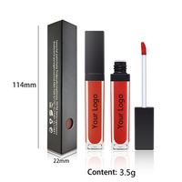 Votre Propre Logo Gros Private Label 33 Couleurs Beauté Maquillage Mat Liquide Rouge Rouge À Lèvres Nude Végétalien Brillant À Lèvres