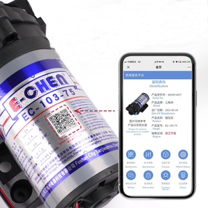 Bơm màng tăng áp 24V RO cho hệ thống nước thẩm thấu ngược ngoài trời Máy Nguồn điện thủ công cho 50-800 GPD - Product Image 1