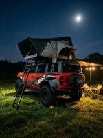 Tentes de toit rigides pour voitures 4x4, légères, imperméables, résistantes aux UV, pour 4 personnes, pour le camping