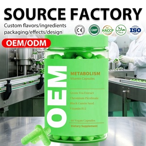 Fabricant de capsules végétaliennes de compléments alimentaires pour le métabolisme, vente en gros OEM, lancement rapide, personnalisation flexible - Product Image 1