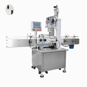 Full Automatic Servo Motor Glass <b>Bottle</b> Screw Capping Machine Small Plastic Round Jar <b>Dropper</b> <b>Bottle</b> Linear Capping Machine - Product Image 1