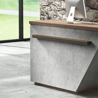 Comptoir de réception personnalisé en bois pour salon, hôtel, entreprise, bureau, réception