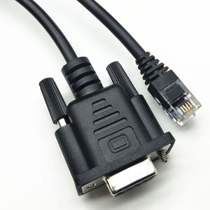 DB9 To RJ12 6P6C Male Serial <b>Cable</b> Shielded Pure Copper PVC Jacket <b>For</b> <b>Computer</b> RS232 Connection - Product Image 2