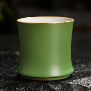 Tazza <span class=keywords><strong>da</strong></span> tè in ceramica di bambù in gres verde impilabile Kung Fu tazza <span class=keywords><strong>da</strong></span> tè di bambù <span class=keywords><strong>tazze</strong></span> <span class=keywords><strong>da</strong></span> tè per la cerimonia del tè - Product Image 5