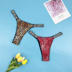 Летние сексуальные женские трусики-стринги 3D с дышащим экологичным нейлоном, свободные, со стразами, большие размеры - Product Image 3