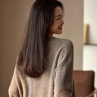 Pull en cachemire 100% pour femme, col rond, taille extra-large, pull en cachemire taille plus