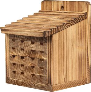 Casas para Abejas de Alta Calidad y Duraderas para el Jardín, Hotel para Insectos, Casa para Abejas de Madera de Carpintero, Caja para Exteriores - Product Image 1