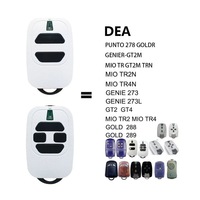 Télécommande pour ouvre-porte de garage à code roulant, compatible avec l'émetteur DEA GTI2 433 MHz, compatible avec les télécommandes DEA GT2 GT4 MIO TR Series