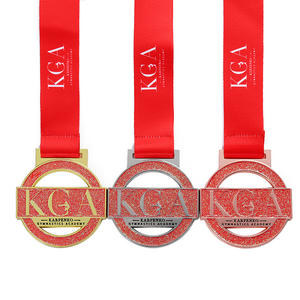 Medallas <span class=keywords><strong>de</strong></span> Premio para Competencias Escolares, Medallas <span class=keywords><strong>de</strong></span> Gimnasia Académica con Corte Hueco, Esmalte Brillante, Logotipo <span class=keywords><strong>de</strong></span> Aleación Metálica Personalizado con Cinta - Product Image 4